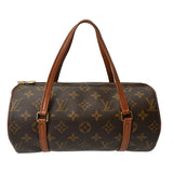 LOUIS VUITTON ルイヴィトン モノグラム パピヨン PM 旧型 ブラウン M51366 レディース モノグラムキャンバス ハンドバッグ ABランク 中古 銀蔵