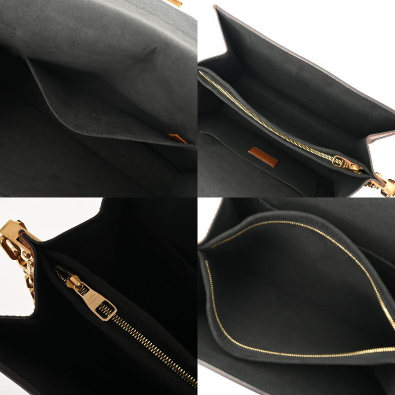 LOUIS VUITTON ルイヴィトン モノグラムリバース ドーフィーヌ MM 旧型 キャメル系/ブラウン M44391 レディース モノグラムキャンバス ショルダーバッグ ABランク 中古 銀蔵