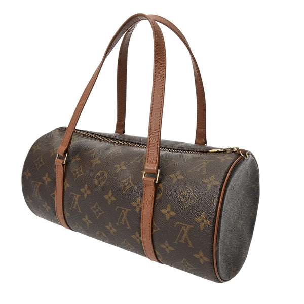 LOUIS VUITTON ルイヴィトン モノグラム パピヨン GM 旧型 ブラウン M51365 レディース モノグラムキャンバス ハンドバッグ ABランク 中古 銀蔵