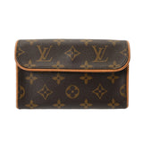 LOUIS VUITTON ルイヴィトン モノグラム ポシェットフロランティーヌ ベルトXS ブラウン M51855 レディース モノグラムキャンバス ウエストバッグ Bランク 中古 銀蔵