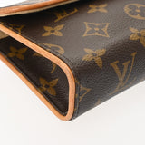 LOUIS VUITTON ルイヴィトン モノグラム ポシェットフロランティーヌ ベルトXS ブラウン M51855 レディース モノグラムキャンバス ウエストバッグ Bランク 中古 銀蔵