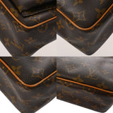 LOUIS VUITTON ルイヴィトン モノグラム ヴィバシテ PM ブラウン M51165 レディース モノグラムキャンバス ショルダーバッグ Bランク 中古 銀蔵