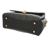 CHANEL シャネル マトラッセ チェーンショルダー ブラック レディース レザー ショルダーバッグ ABランク 中古 銀蔵