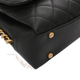 CHANEL シャネル マトラッセ チェーンショルダー ブラック レディース レザー ショルダーバッグ ABランク 中古 銀蔵