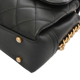 CHANEL シャネル マトラッセ チェーンショルダー ブラック レディース レザー ショルダーバッグ ABランク 中古 銀蔵