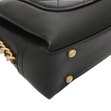 CHANEL シャネル マトラッセ チェーンショルダー ブラック レディース レザー ショルダーバッグ ABランク 中古 銀蔵