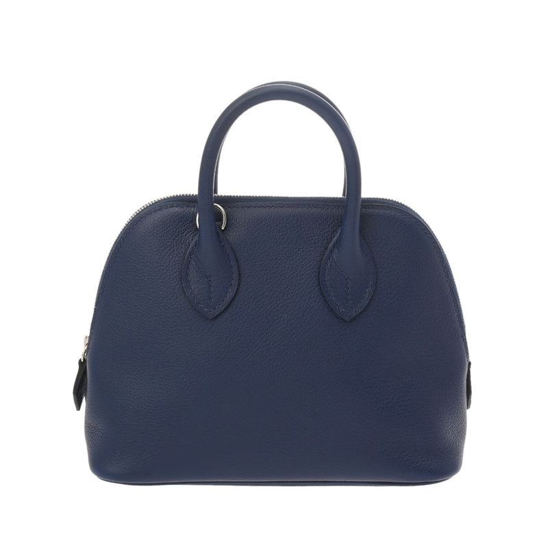 HERMES エルメス ボリード 1923 ミニ ヴェルソ ブルーサフィール/ブルーゼリージュ B刻印(2023年頃) レディース エバーカラー ハンドバッグ 新同 中古 銀蔵