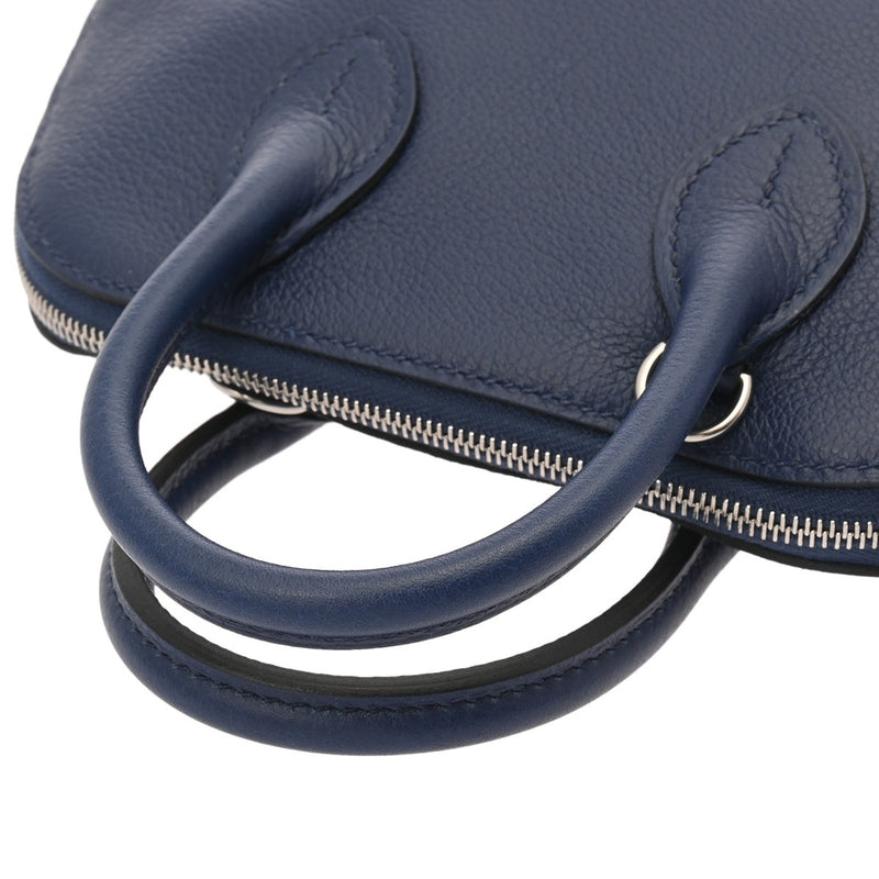 HERMES エルメス ボリード 1923 ミニ ヴェルソ ブルーサフィール/ブルーゼリージュ B刻印(2023年頃) レディース エバーカラー ハンドバッグ 新同 中古 銀蔵