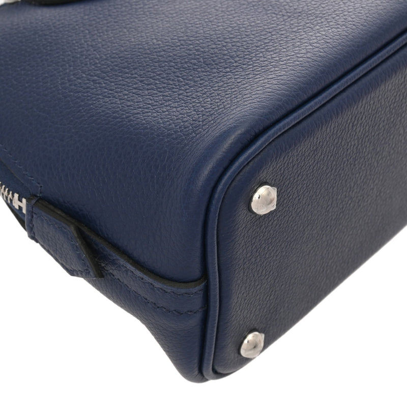 HERMES エルメス ボリード 1923 ミニ ヴェルソ ブルーサフィール/ブルーゼリージュ B刻印(2023年頃) レディース エバーカラー ハンドバッグ 新同 中古 銀蔵