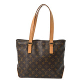 LOUIS VUITTON ルイヴィトン モノグラム カバピアノ ブラウン M51148 レディース モノグラムキャンバス トートバッグ Bランク 中古 銀蔵