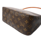 LOUIS VUITTON ルイヴィトン モノグラム ルーピング MM ブラウン M51146 レディース モノグラムキャンバス セミショルダーバッグ Bランク 中古 銀蔵