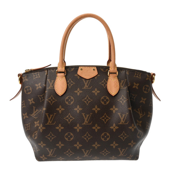 LOUIS VUITTON ルイヴィトン モノグラム テュレン PM ブラウン M48813 レディース モノグラムキャンバス ハンドバッグ ABランク 中古 銀蔵