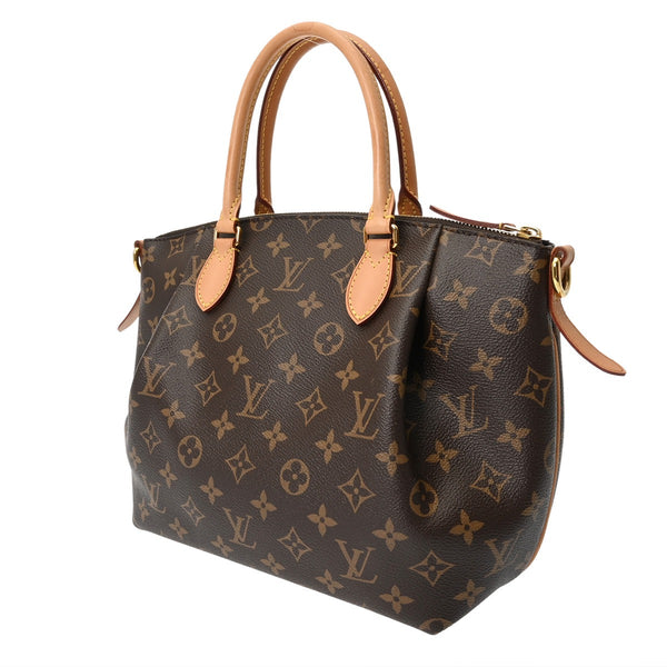 LOUIS VUITTON ルイヴィトン モノグラム テュレン PM ブラウン M48813 レディース モノグラムキャンバス ハンドバッグ ABランク 中古 銀蔵