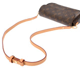 LOUIS VUITTON ルイヴィトン モノグラム ウォレットオンチェーンアイビー ブラウン M81911 レディース モノグラムキャンバス ショルダーバッグ Aランク 中古 銀蔵