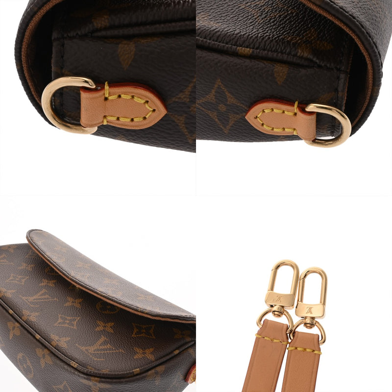 LOUIS VUITTON ルイヴィトン モノグラム ウォレットオンチェーンアイビー ブラウン M81911 レディース モノグラムキャンバス ショルダーバッグ Aランク 中古 銀蔵