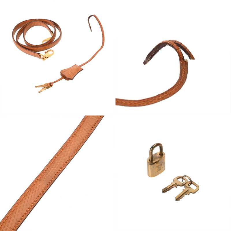 HERMES エルメス ケリー 32 外縫い ナチュラル ○X刻印(1994年頃) レディース リザード 2WAYバッグ Bランク 中古 銀蔵