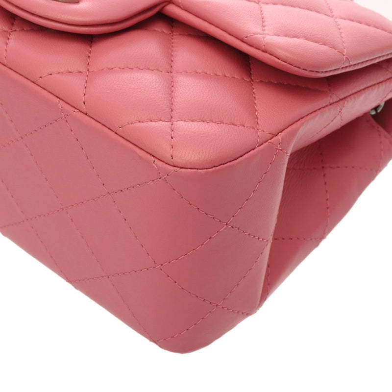 CHANEL シャネル ミニクラシックハンドバッグ ピンク A35200 レディース ラムスキン ショルダーバッグ Aランク 中古 銀蔵