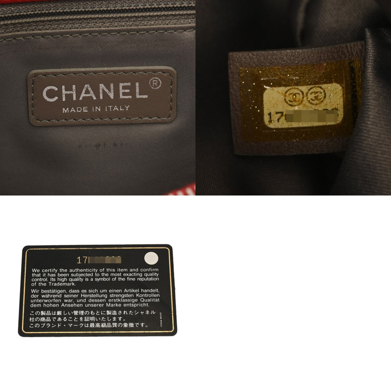 CHANEL シャネル GST グランドショッピングトート レッド レディース キャビアスキン トートバッグ ABランク 中古 銀蔵