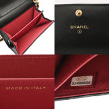 CHANEL シャネル シャネル19 ミニ チェーンウォレット ブラック AP2409 レディース ラムスキン ショルダーバッグ Aランク 中古 銀蔵