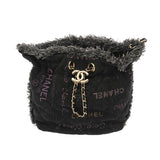 CHANEL シャネル マトラッセ スモール バケットバッグ ブラック AS3091 レディース デニム ショルダーバッグ Aランク 中古 銀蔵