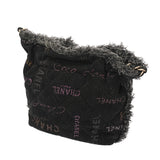 CHANEL シャネル マトラッセ スモール バケットバッグ ブラック AS3091 レディース デニム ショルダーバッグ Aランク 中古 銀蔵