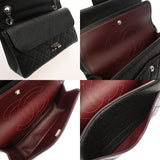 CHANEL シャネル 2.55 ハンドバッグ ブラック A37586 レディース エイジドカーフスキン ショルダーバッグ Aランク 中古 銀蔵