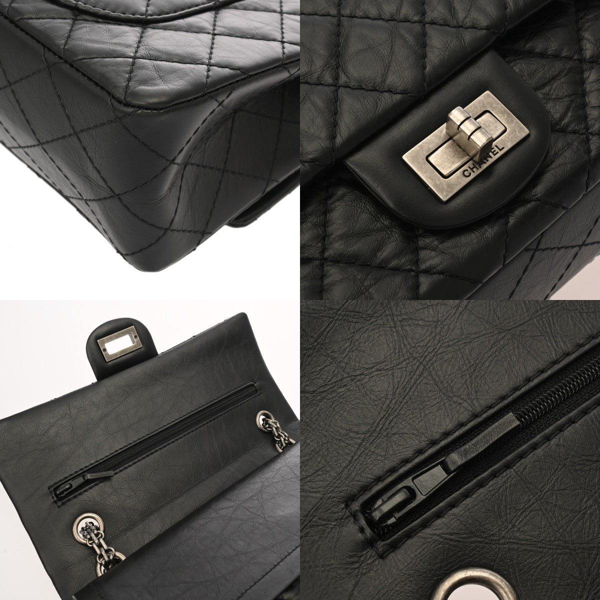CHANEL シャネル 2.55 ハンドバッグ ブラック A37586 レディース