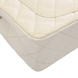 CHANEL シャネル マトラッセ ミニクラシック ハンドバッグ 20cm パールホワイト A69900 レディース エイジドカーフ ショルダーバッグ 新同 中古 銀蔵