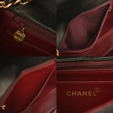 CHANEL シャネル チェーンショルダー ダイアナ 25cm ブラック A01165 レディース ラムスキン ショルダーバッグ ABランク 中古 銀蔵