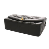 CHANEL シャネル チェーンショルダー ダイアナ 25cm ブラック A01165 レディース ラムスキン ショルダーバッグ ABランク 中古 銀蔵