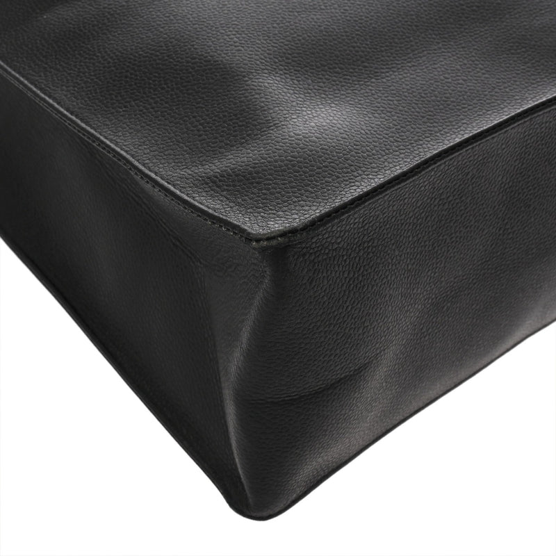 CHANEL シャネル ブラック レディース キャビアスキン トートバッグ Bランク 中古 銀蔵