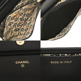 CHANEL シャネル マトラッセ クラシック チェーンウォレット ブラック AP3127 レディース キャビアスキン ショルダーバッグ 未使用 銀蔵