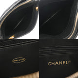 CHANEL シャネル チェーントート ブラック レディース キャビアスキン トートバッグ Bランク 中古 銀蔵