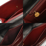 CHANEL シャネル デカマトラッセ チェーンショルダー 34cm ブラック レディース ラムスキン ショルダーバッグ Bランク 中古 銀蔵