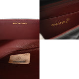 CHANEL シャネル デカマトラッセ チェーンショルダー 34cm ブラック レディース ラムスキン ショルダーバッグ Bランク 中古 銀蔵