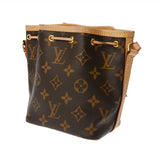 LOUIS VUITTON ルイヴィトン モノグラム ナノノエ 2WAY ブラウン M81266 レディース モノグラムキャンバス ショルダーバッグ Aランク 中古 銀蔵