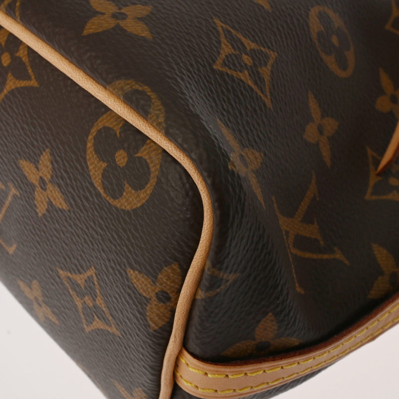 LOUIS VUITTON ルイヴィトン モノグラム ナノノエ 2WAY ブラウン M81266 レディース モノグラムキャンバス ショルダーバッグ Aランク 中古 銀蔵