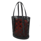 LOUIS VUITTON ルイヴィトン モノグラム レース バケット PM トートバッグ ノワール M20352 レディース モノグラムレース ハンドバッグ ABランク 中古 銀蔵