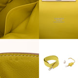 HERMES エルメス ツールボックス 26 2WAY ライム □Q刻印(2013年頃) レディース ヴォースイフト ハンドバッグ Aランク 中古 銀蔵