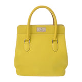 HERMES エルメス ツールボックス 26 2WAY ライム □Q刻印(2013年頃) レディース ヴォースイフト ハンドバッグ Aランク 中古 銀蔵