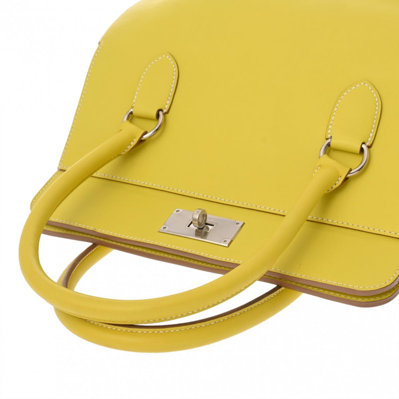 HERMES エルメス ツールボックス 26 2WAY ライム □Q刻印(2013年頃) レディース ヴォースイフト ハンドバッグ Aランク 中古 銀蔵