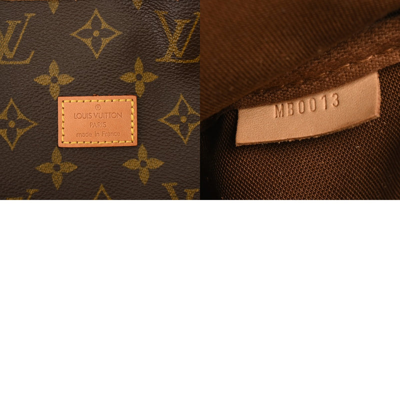 LOUIS VUITTON ルイヴィトン モノグラム ソミュール 30 ブラウン M42256 レディース モノグラムキャンバス ショルダーバッグ ABランク 中古 銀蔵