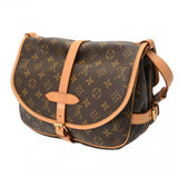 LOUIS VUITTON ルイヴィトン モノグラム ソミュール 30 ブラウン M42256 レディース モノグラムキャンバス ショルダーバッグ ABランク 中古 銀蔵