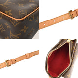 LOUIS VUITTON ルイヴィトン モノグラム ヴィバシテ PM ブラウン M51165 レディース モノグラムキャンバス ショルダーバッグ Aランク 中古 銀蔵