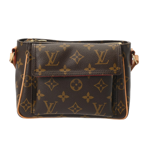 LOUIS VUITTON ルイヴィトン モノグラム ヴィバシテ PM ブラウン M51165 レディース モノグラムキャンバス ショルダーバッグ Aランク 中古 銀蔵