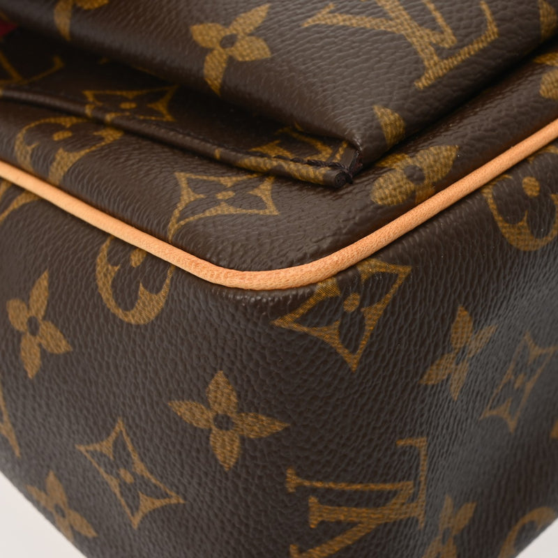 LOUIS VUITTON ルイヴィトン モノグラム ヴィバシテ PM ブラウン M51165 レディース モノグラムキャンバス ショルダーバッグ Aランク 中古 銀蔵