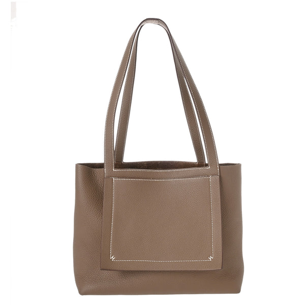 HERMES エルメス カバセリエ 31 エトゥープ B刻印(2023年頃) レディース トリヨンクレマンス トートバッグ ABランク 中古 銀蔵