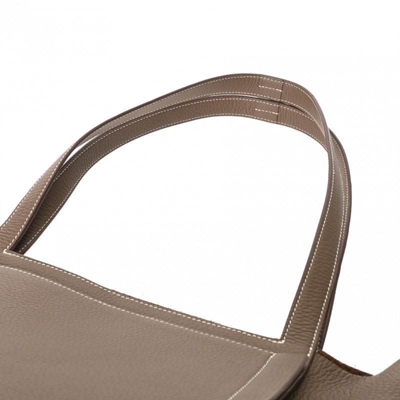 HERMES エルメス カバセリエ 31 エトゥープ B刻印(2023年頃) レディース トリヨンクレマンス トートバッグ ABランク 中古 銀蔵