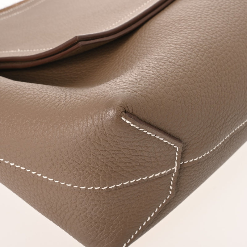 HERMES エルメス カバセリエ 31 エトゥープ B刻印(2023年頃) レディース トリヨンクレマンス トートバッグ ABランク 中古 銀蔵