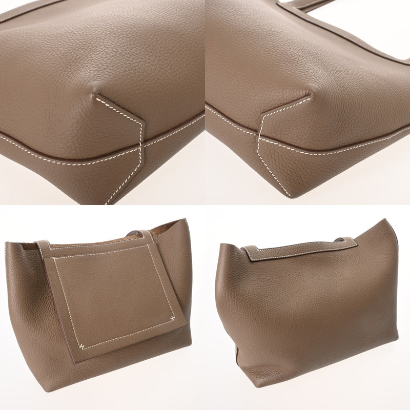 HERMES エルメス カバセリエ 31 エトゥープ B刻印(2023年頃) レディース トリヨンクレマンス トートバッグ ABランク 中古 銀蔵